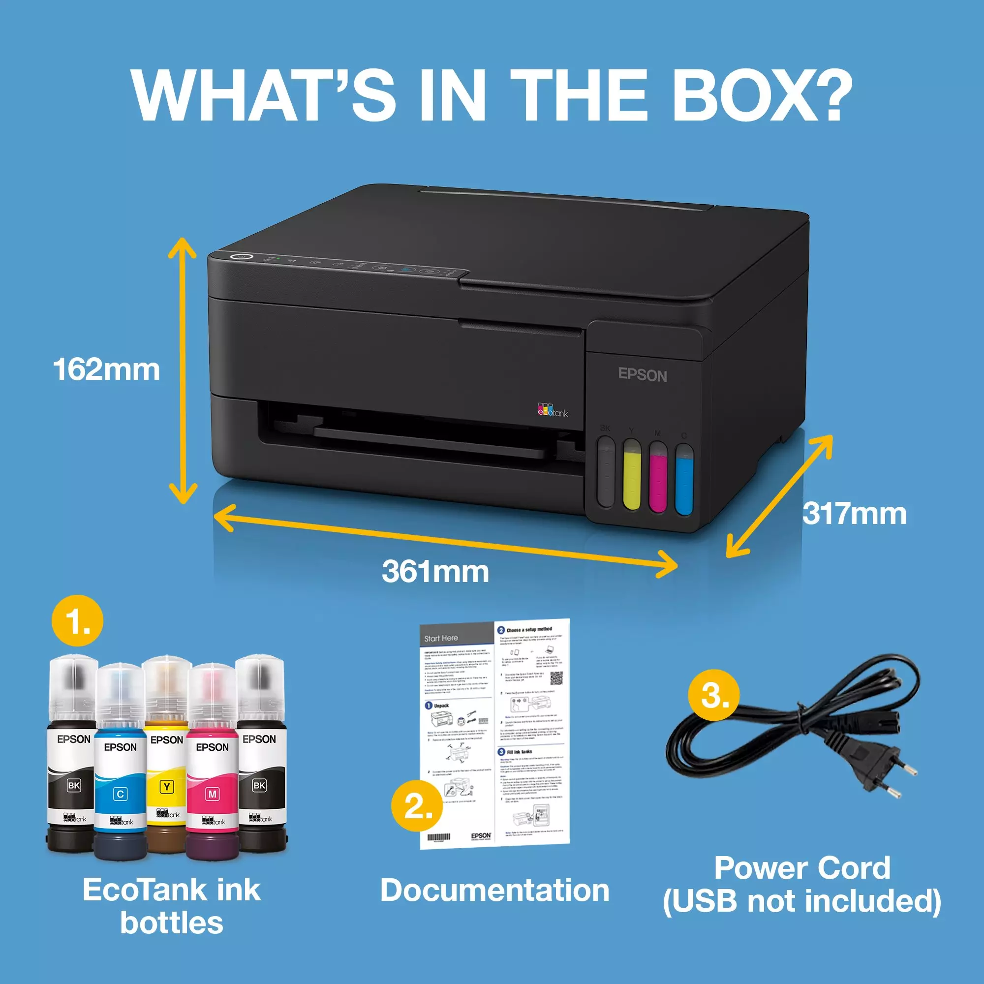 Epson EcoTank L3351 A4 Multifunction Printer - Image 2