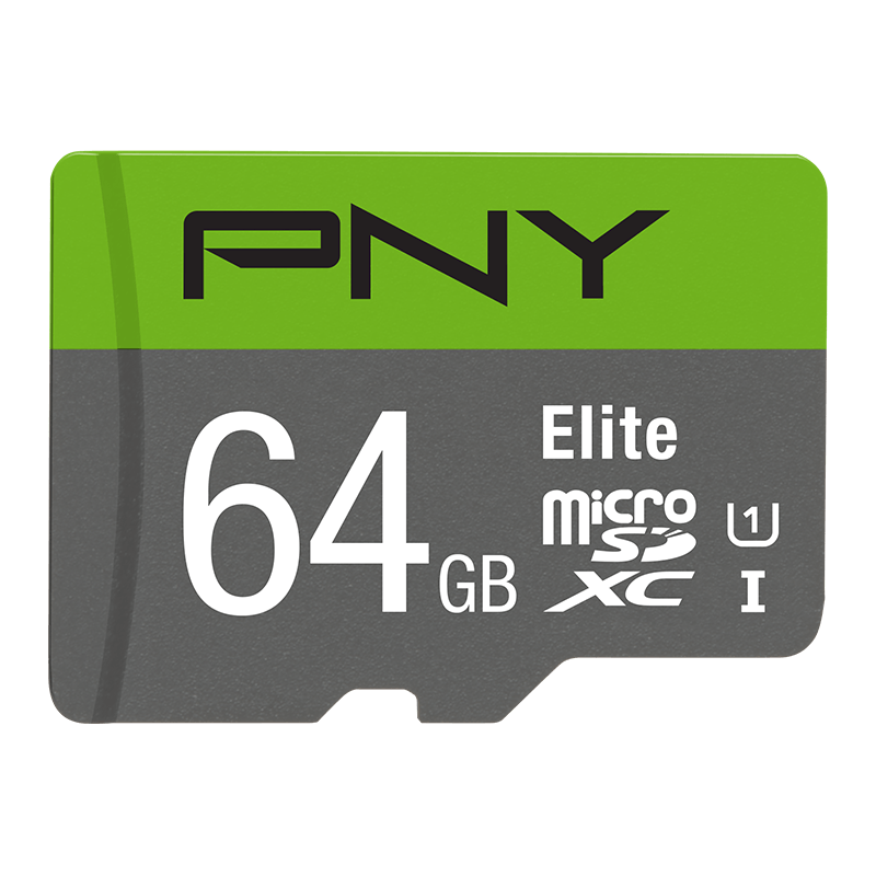 PNY 64GB Elite Class 10 U1 microSDXC Flash Memory Card
