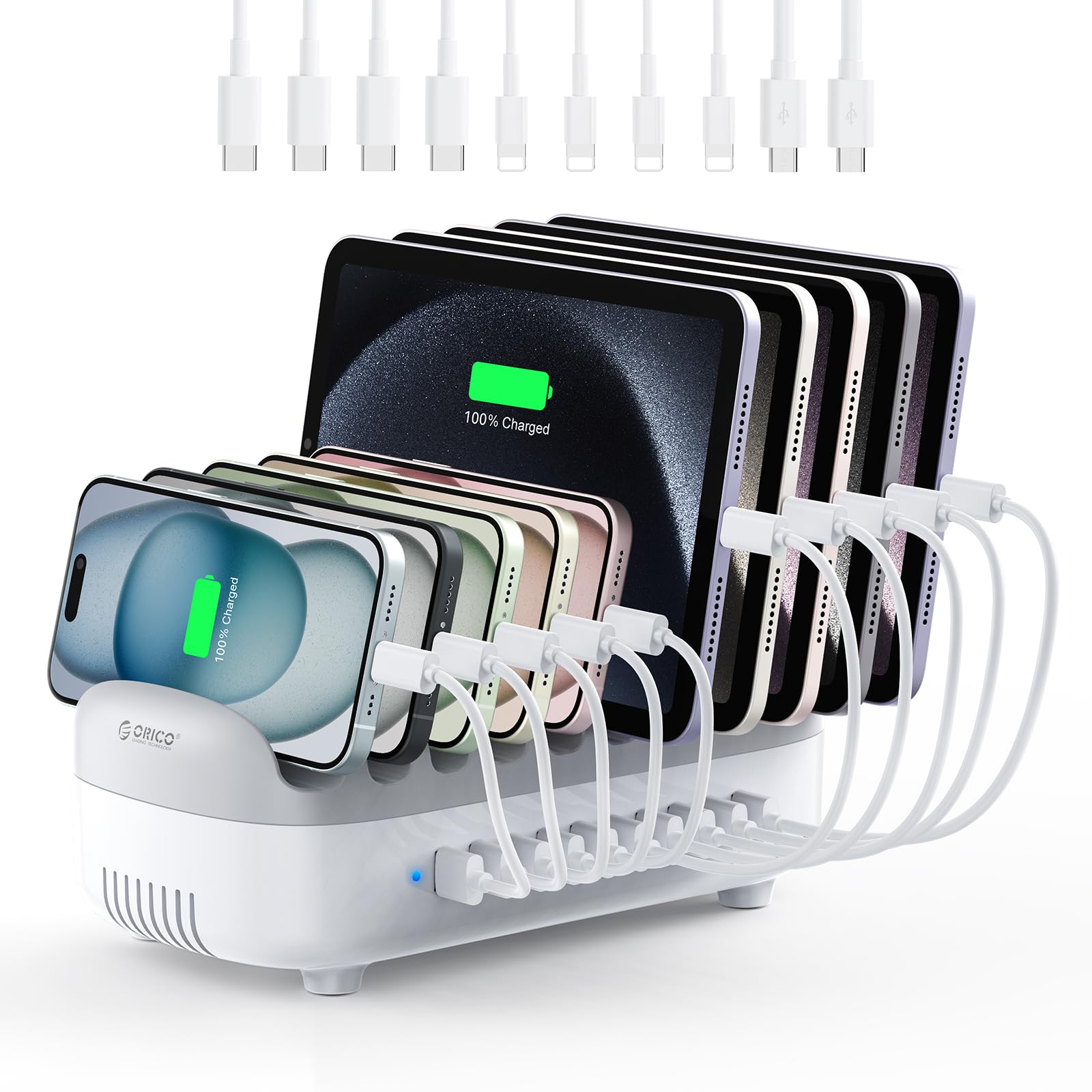 ORICO DUK‑10P 120W 10‑Port USB Charging Station