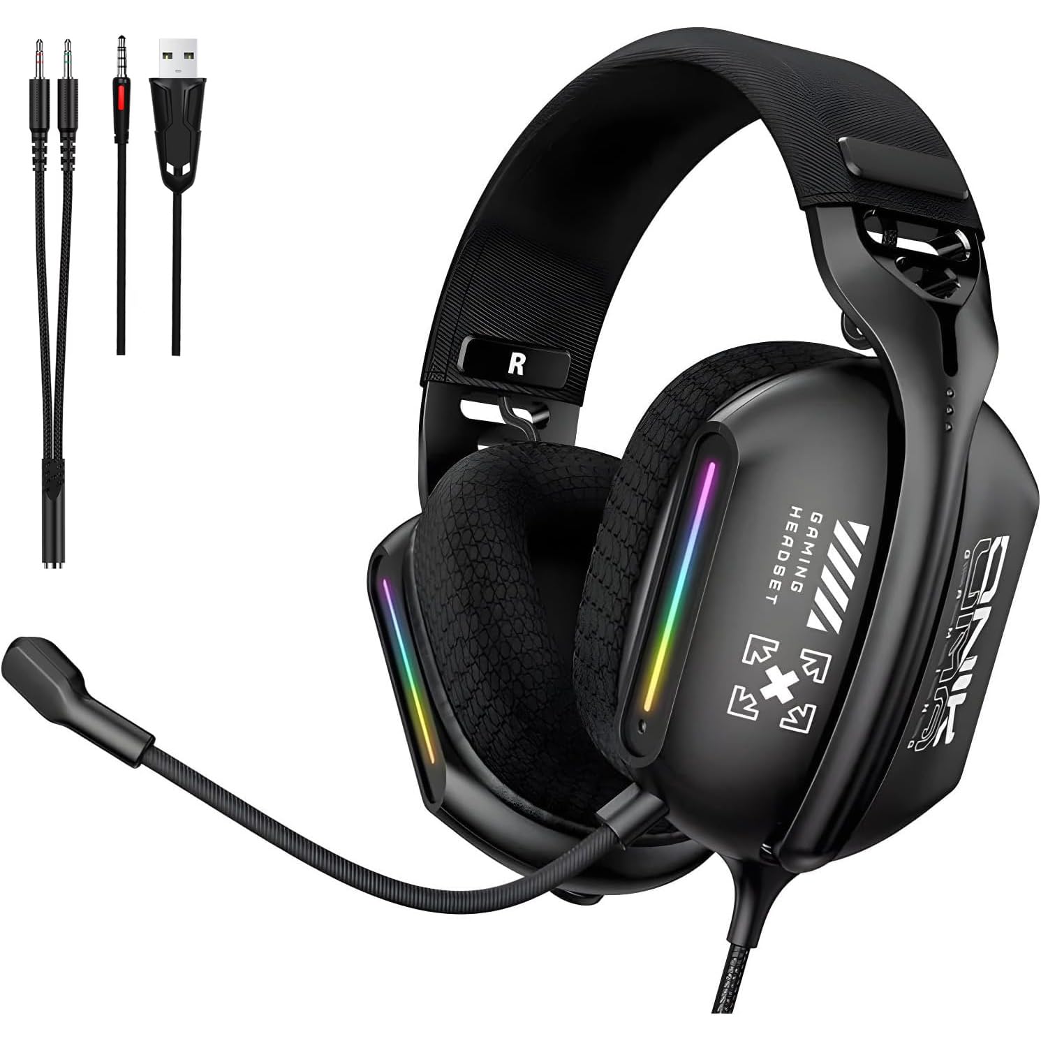 Onikuma X12 RGB Wired Gaming Headset