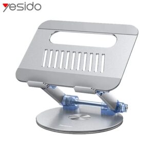 Laptop and Tablet Stand Yesido LP06 Rotation 360° Silver