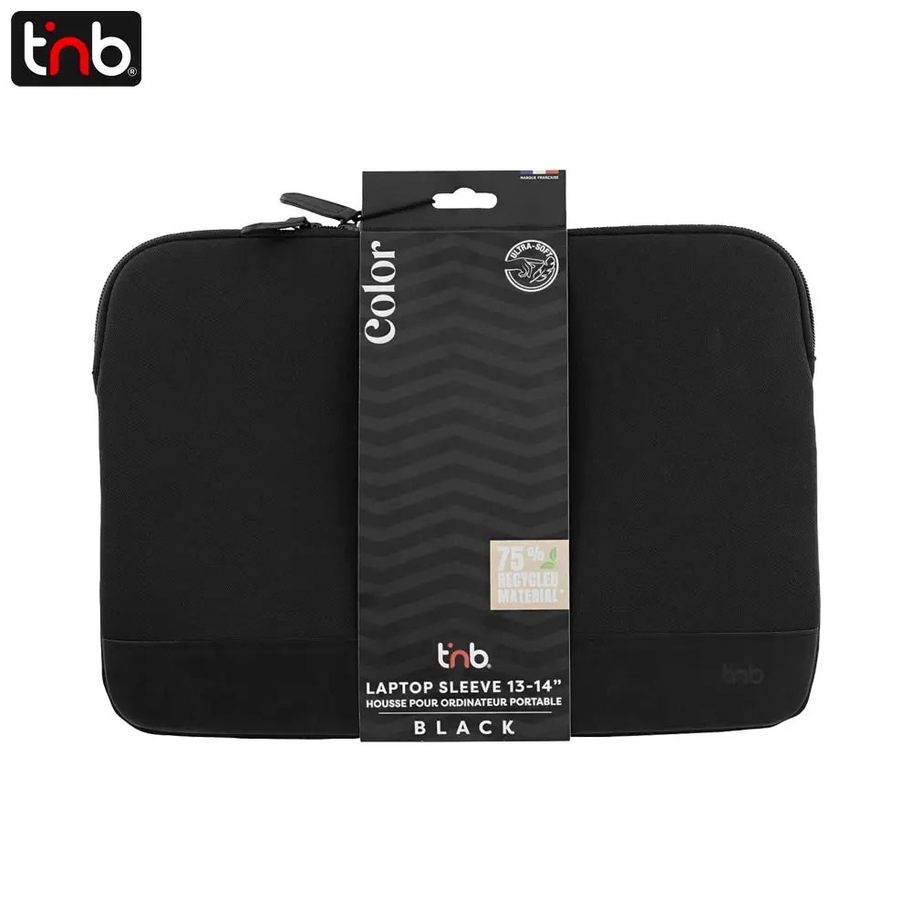 Laptop Protective Sleeve T'nb SLCOLOR14BK 13 & 14" Black