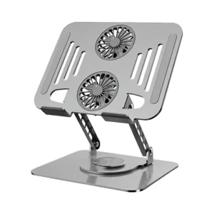 Laptop Stand With Fan IFHS-04 Rotation 360° Silver