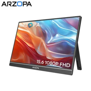Portable Monitor ARZOPA A1 15.6" Slim FHD (1920x1080) LCD IPS 60Hz - Black